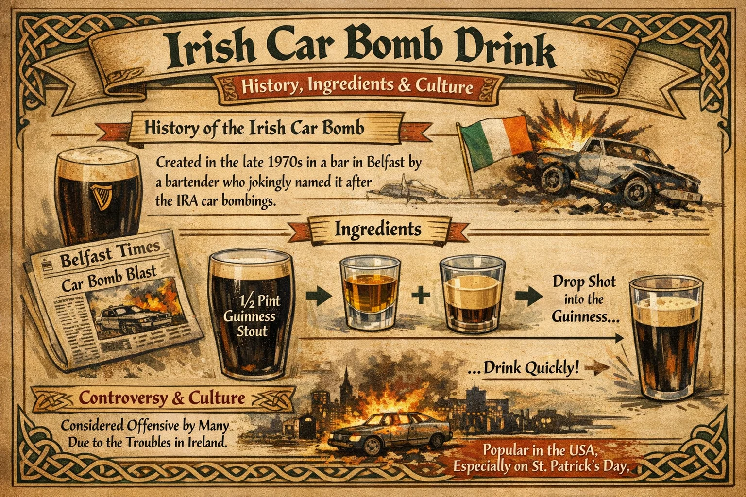 Irish Car Bomb Drink Irish Car Bomb Drink